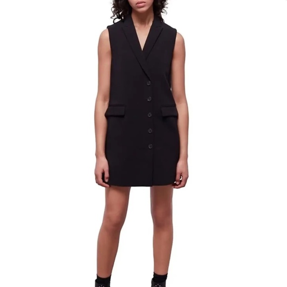 The kooples crêpe blazer dress - Picture 6 of 9